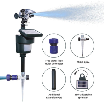 Outdoor Motion Activated Sprinkler for Garden Pest Control