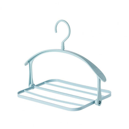 Space Saving 4-Tier Folding Clothing Rack