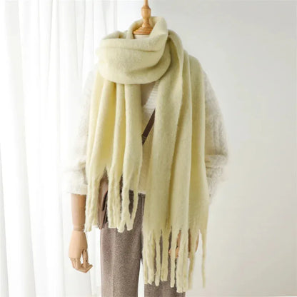 Cozy Solid Color Halri Throw Blanket