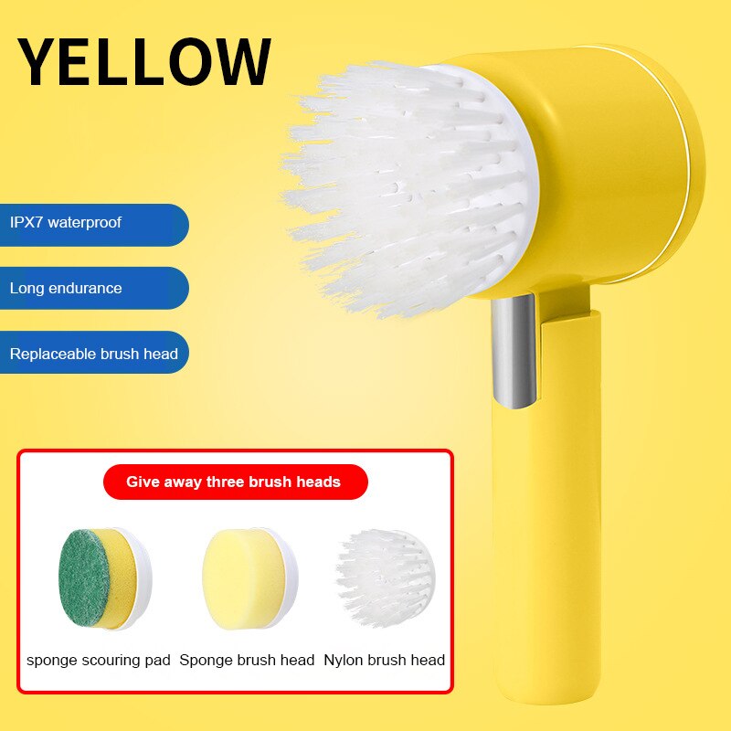 Powerful Electric Scrub Brush Cleaner