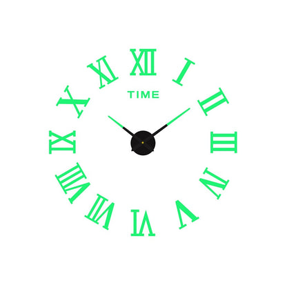 3D Glow Silent Wall Clock