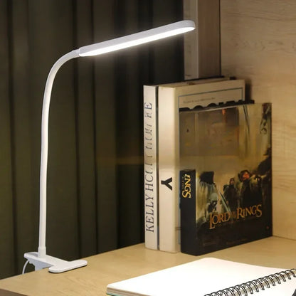 Flexible LED Desk Lamp with Adjustable Brightness