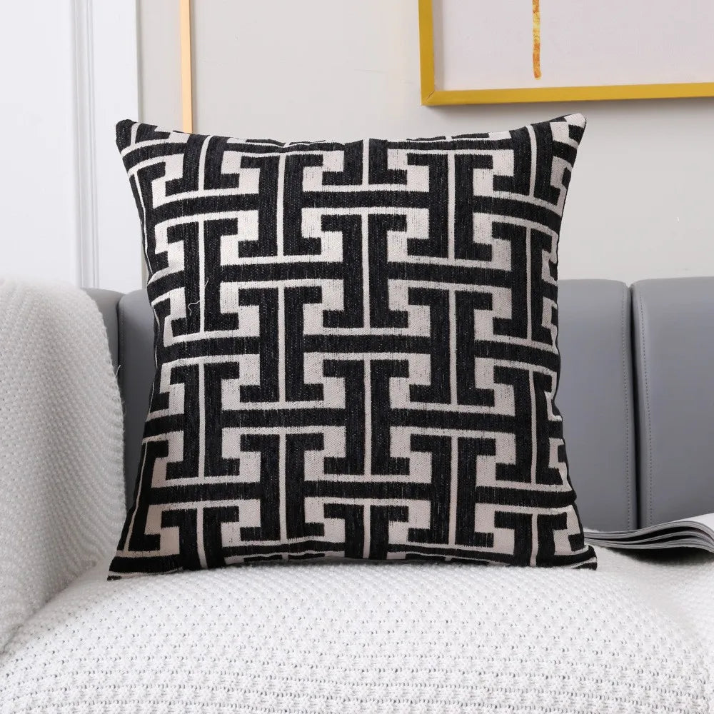 Cozy Striped Home Decor Pillow Cover