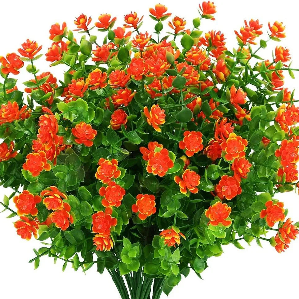 Outdoor Artificial Floral Hanging Basket