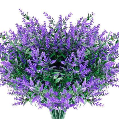 Beautiful Purple Artificial Flower Arrangement Set