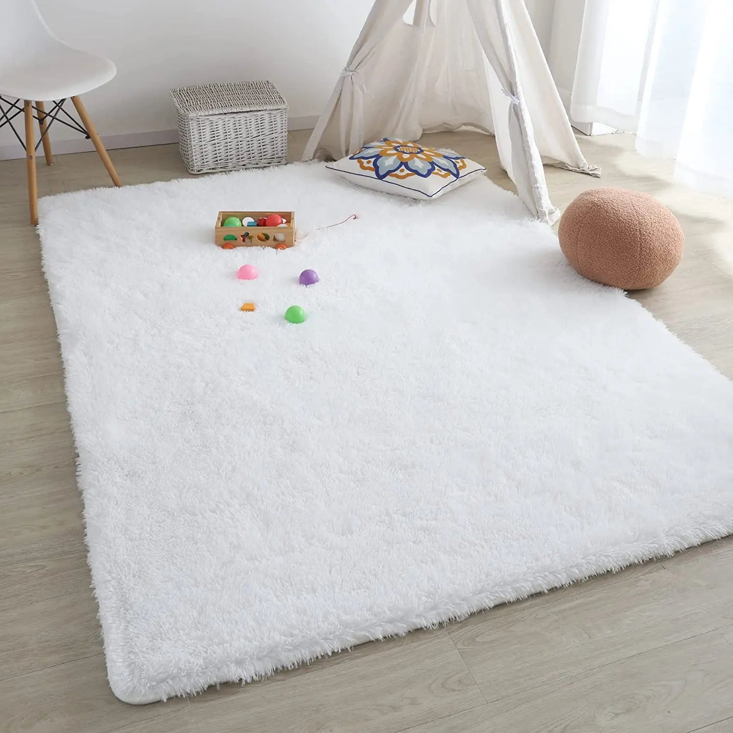 Plush Anti-Slip Rug with Thick Memory Foam Cushioning