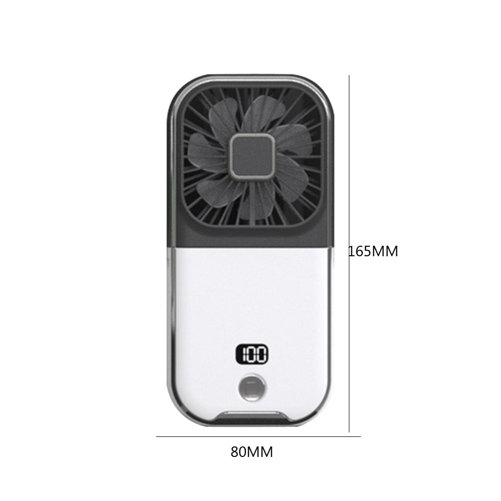 Compact Rechargeable Phone Cooling Stand Fan
