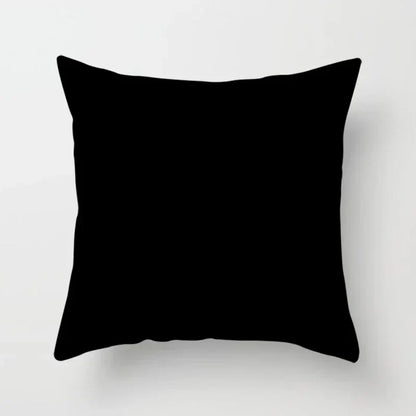 Stylish Black White Abstract Throw Pillow Cover