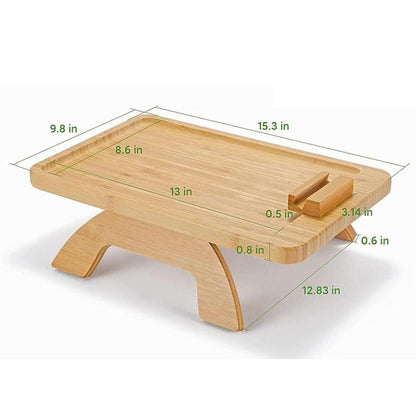 Cozy Wooden Sofa Arm Tray - Halri