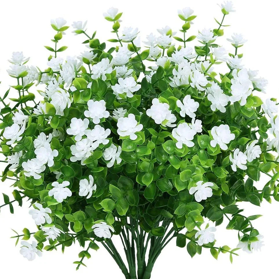 Outdoor Artificial Floral Hanging Basket