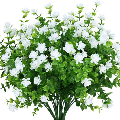 Outdoor Artificial Floral Hanging Basket