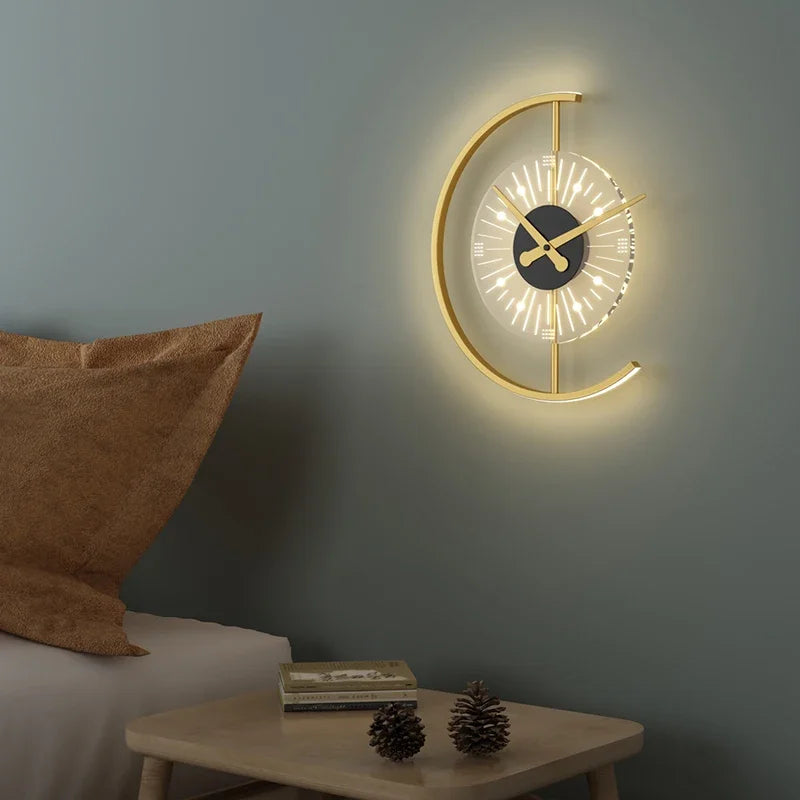 Bright Modern LED Wall Clock - Halri