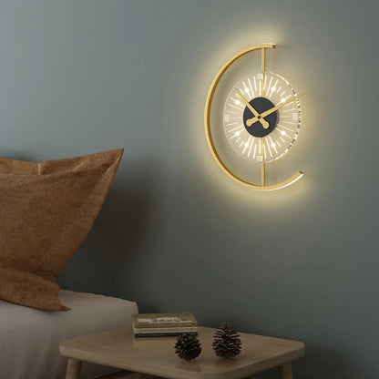 Bright Modern LED Wall Clock - Halri
