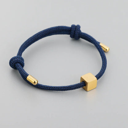 Personalized Matching Letter Initial Couple Bracelets
