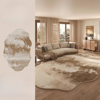 Soft Shaggy Area Rug Lamp for Home Decor