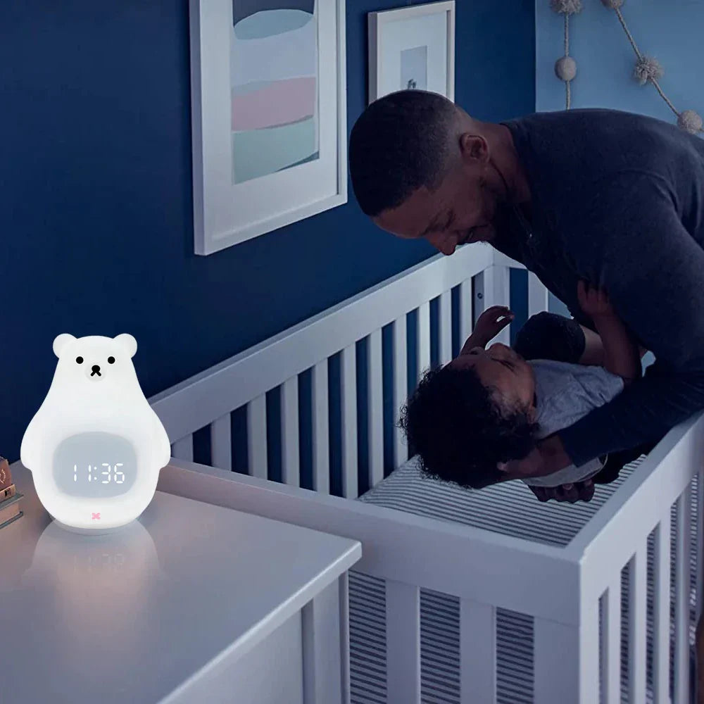 Fun Kid's Alarm Clock with LED Nightlight - Halri