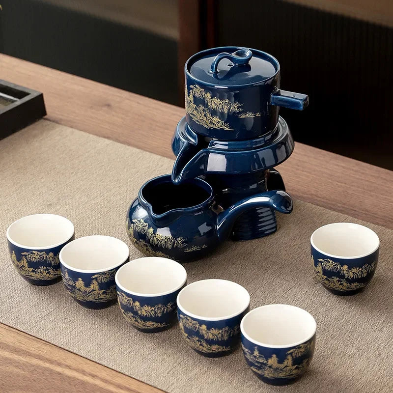 Luxury Chinese Dragon Ceramic Tea Set