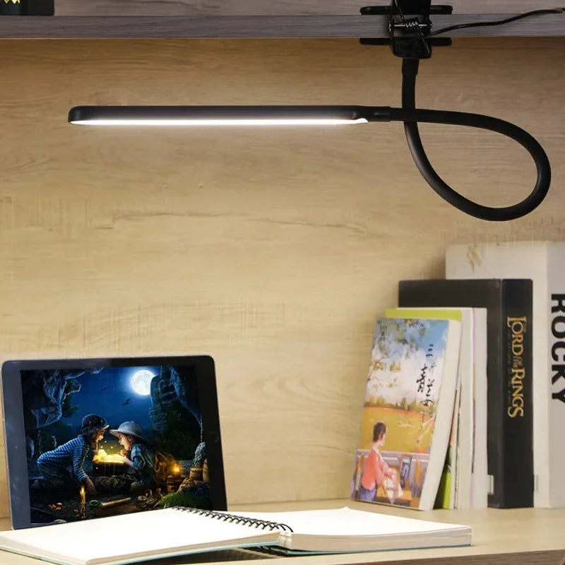 Flexible LED Desk Lamp with Adjustable Brightness - Halri