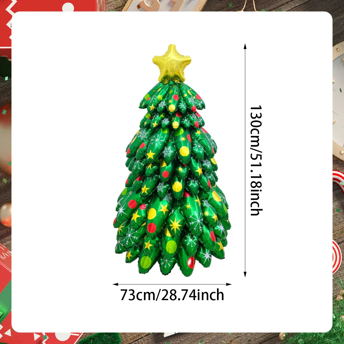 Halri Festive Airblown Christmas Tree - Halri