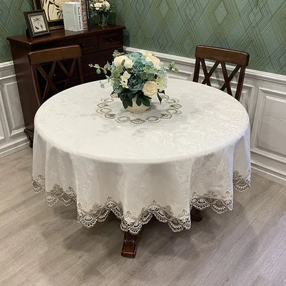 Elegant Floral Pattern Tablecloth