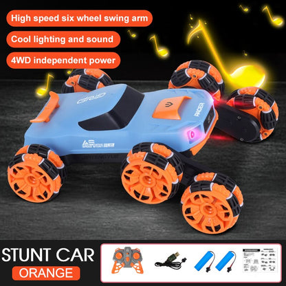 Fast Remote Control 6-Wheel Stunt Car Toy