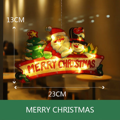 Colorful Holiday Window String Lights