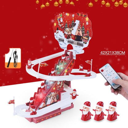 Fun Christmas Obstacle Track Toy Set