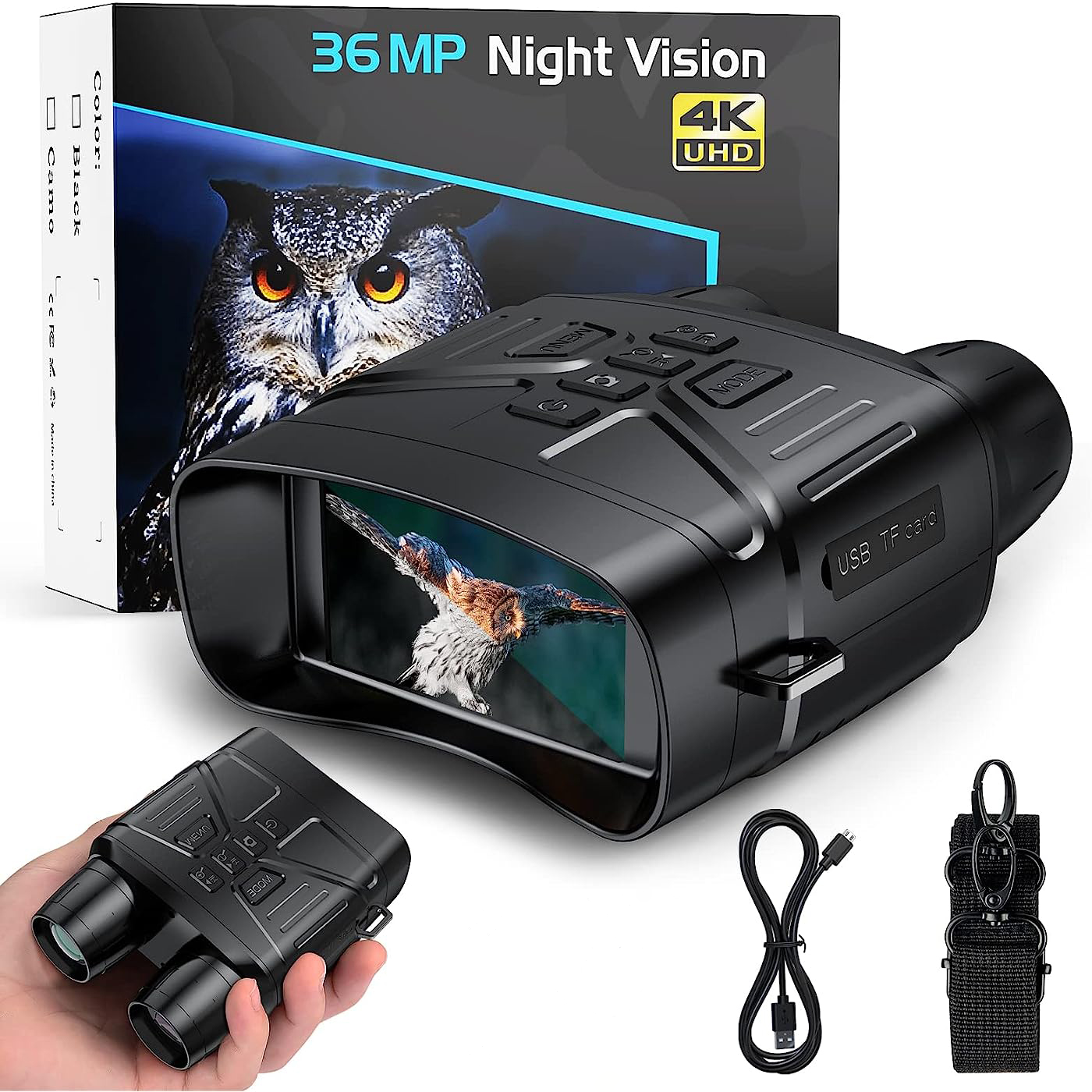Clear Night Vision Spy Binoculars - Halri