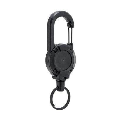Secure Retractable Keychain Carabiner Clip