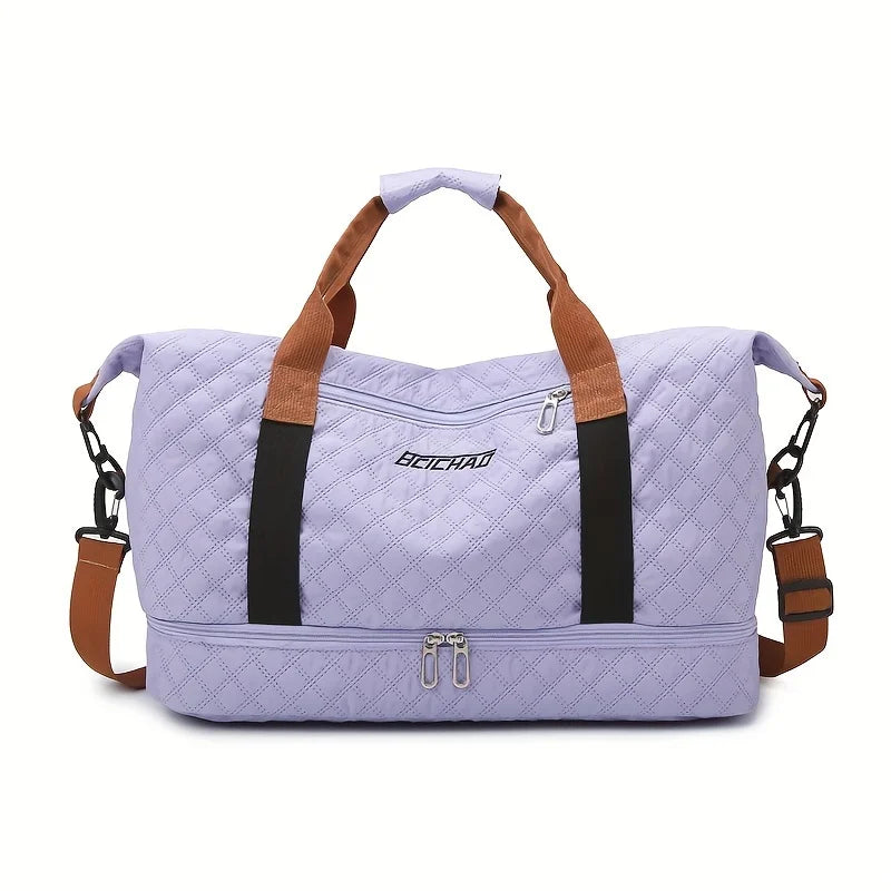 Spacious Sports Duffel Bag with Shoe Pocket