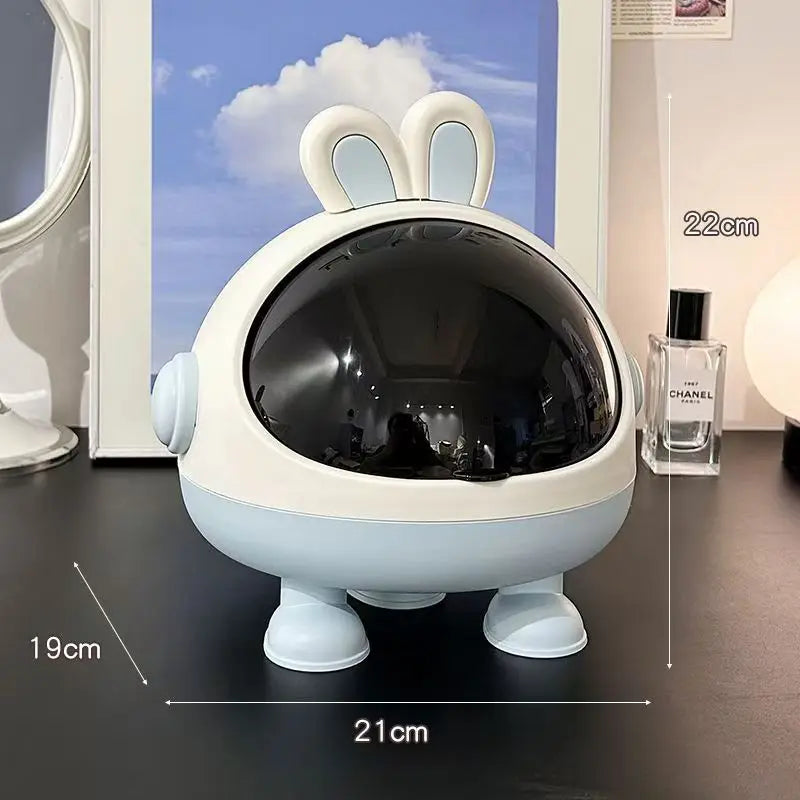 Small Cute Bunny Office Waste Basket