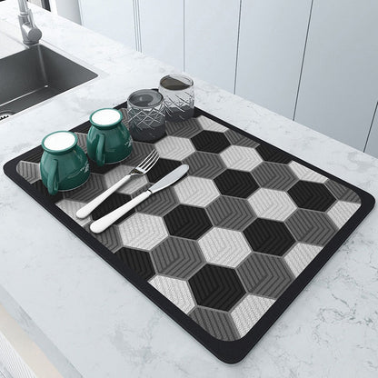 Premium Kitchen Mat for Dry and Safe Dish Storage