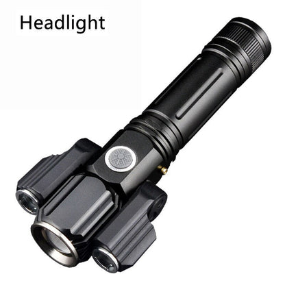 Bright 3 LED Rechargeable Flashlight Torch