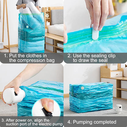 Space Saving Electric Vacuum Storage Bag