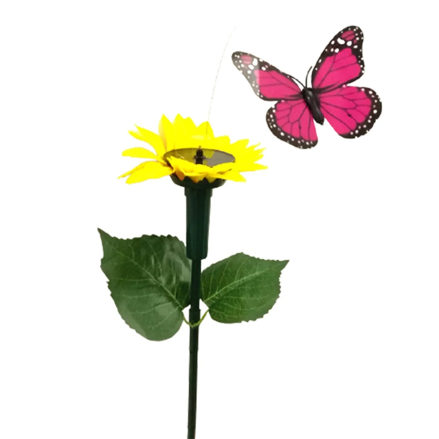 Colorful Solar Garden Stake with Rotating Bird Decoration