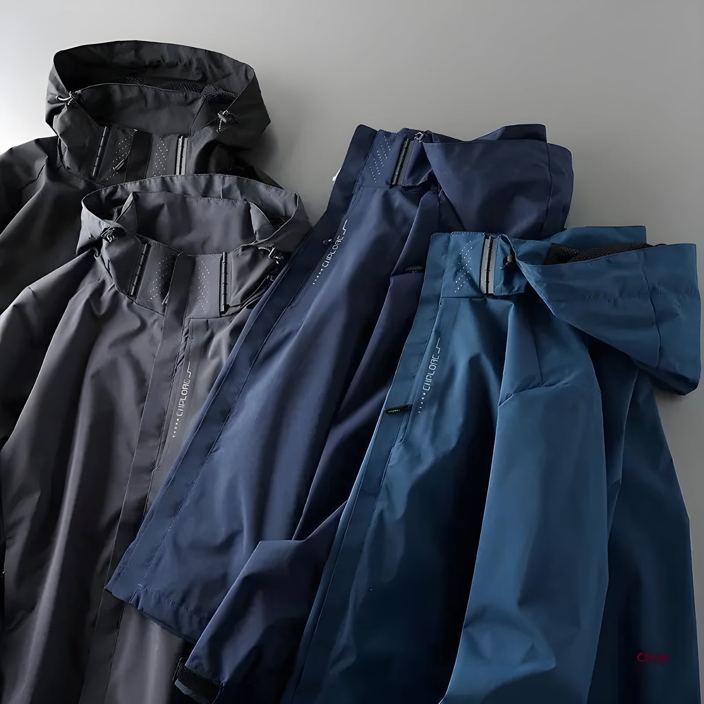 Waterproof Breathable Zip Up Hoodie Jacket
