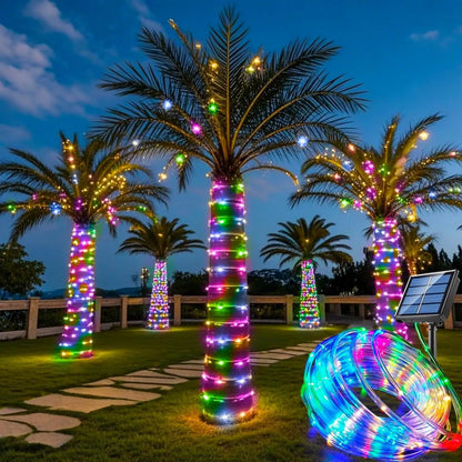 Solar Powered Outdoor Fairy Lights 8 Modes