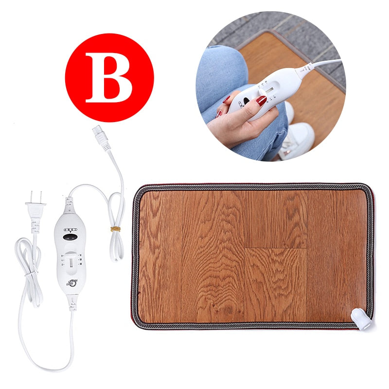 Cozy Thermostat Controlled Heated Footrest Mat