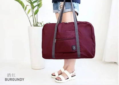 Compact Foldable Travel Duffel Bag for Men Women