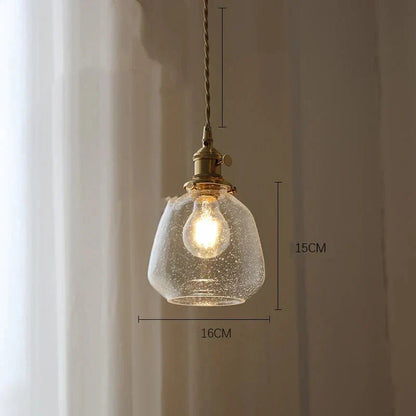 Classic Vintage Glass Table Lamp - Halri
