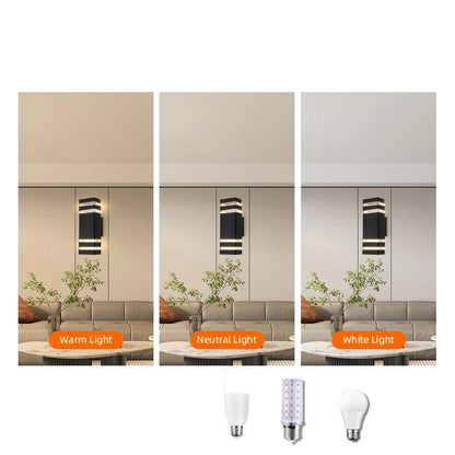 Outdoor LED Wall Lamp with Up Down Light Effect - Halri