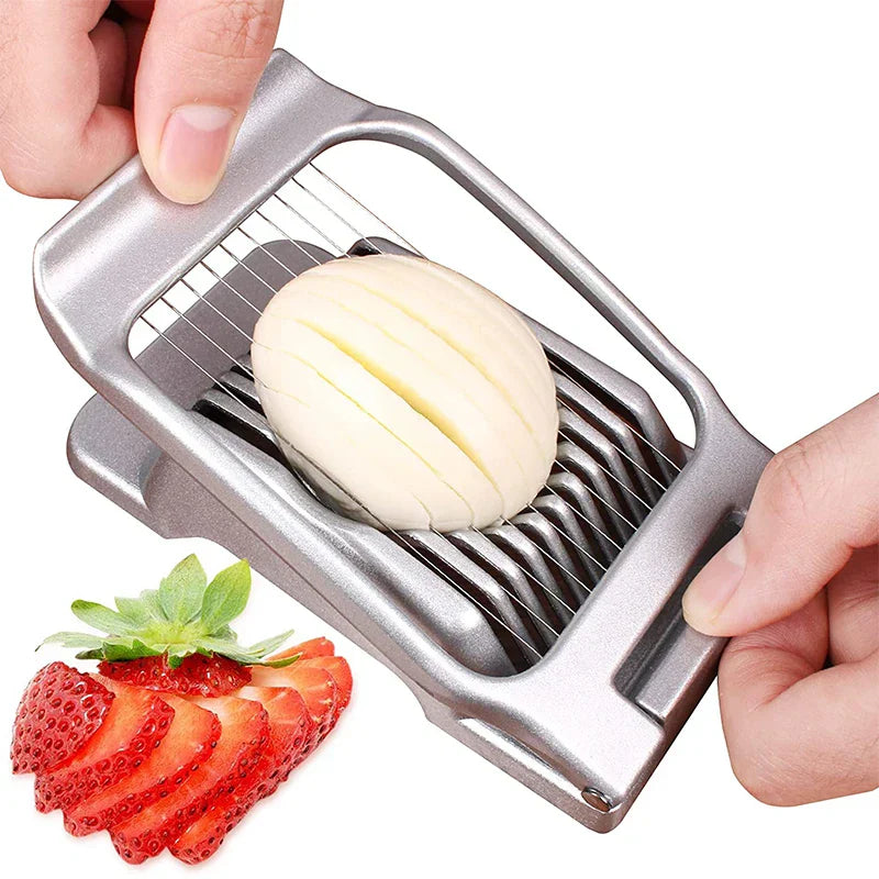 Easy Egg Slicer with Sharp Stainless Steel Blades - Halri