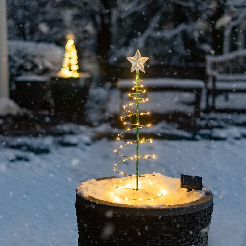 Outdoor Solar Powered Christmas Tree Lights - Halri