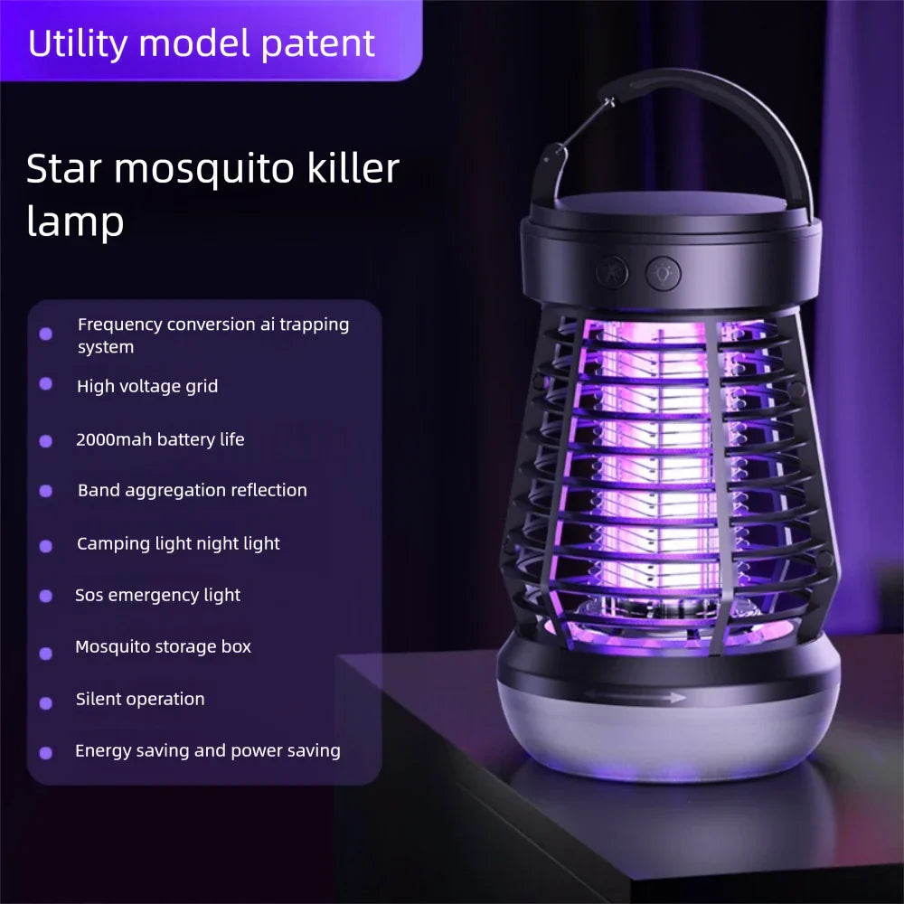 Portable 4-in-1 LED Mosquito Killer Lamp - Halri