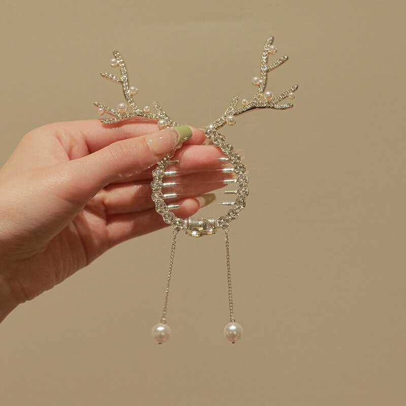 Lovely Deer Hair Tie Pony Clip - Halri