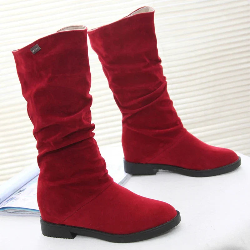 Warm Insulated Mid Calf Winter Boots for Women - Halri