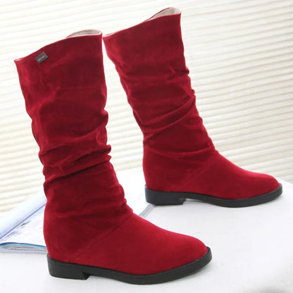 Warm Insulated Mid Calf Winter Boots for Women - Halri