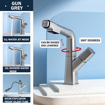 Modern 360 Rotate Kitchen Sink Faucet - Halri