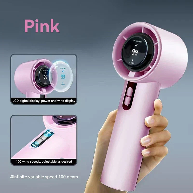 Compact USB Rechargeable Outdoor Fan