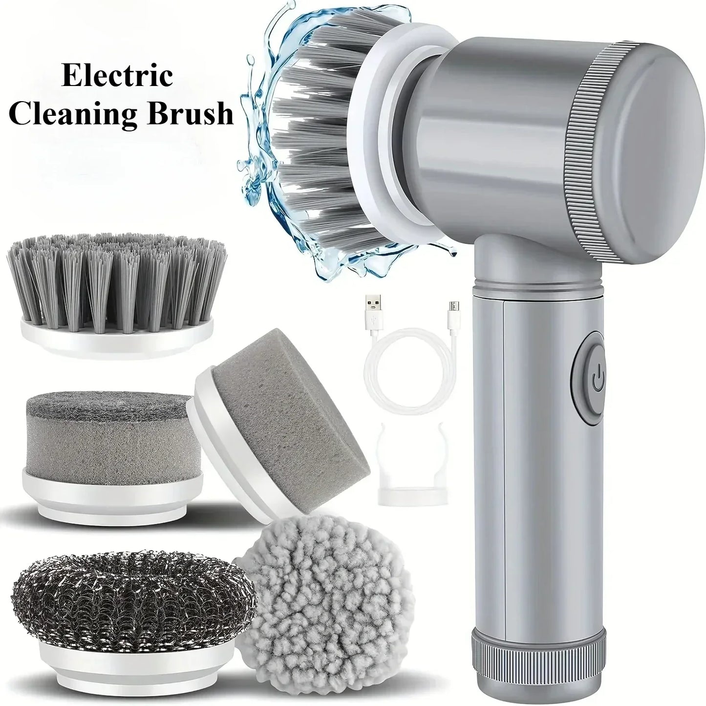 Powerful Cordless Electric Cleaning Brush